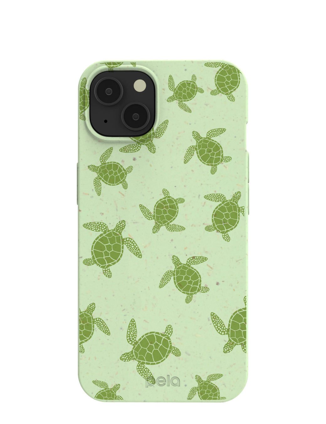 Sage Green Tiny Turtles iPhone 13 Case