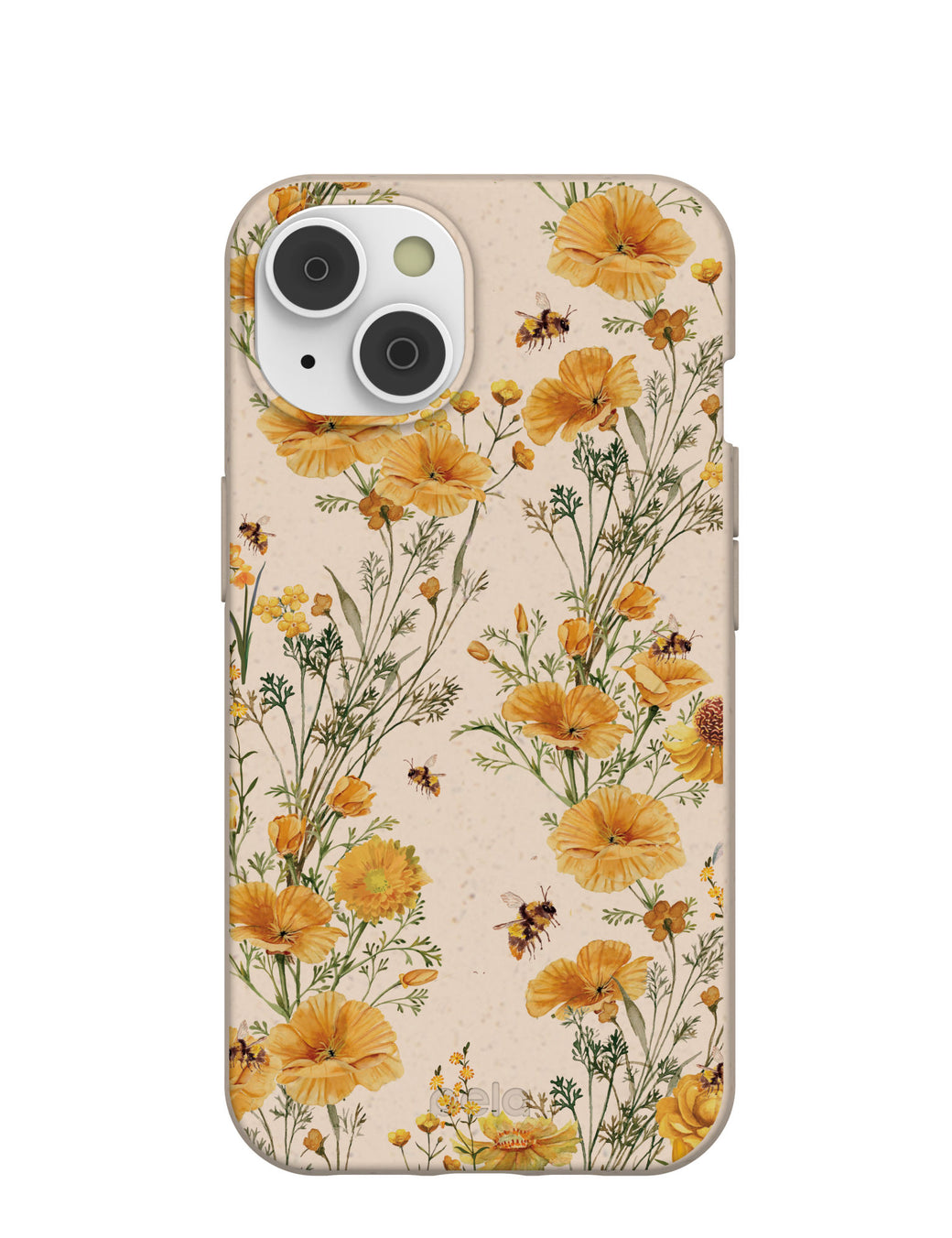 Seashell Vintage Bee iPhone 14 Case with MagSafe Module