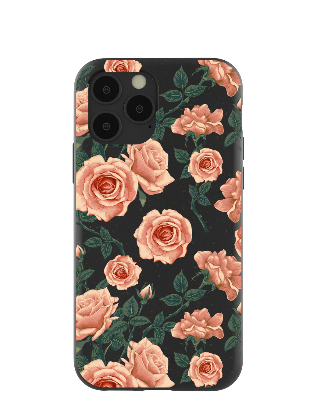 Black Vintage roses iPhone 11 Pro Case