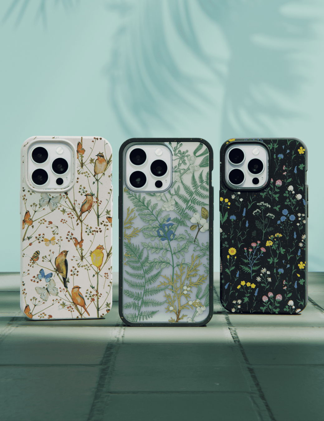 Black Shadow Blooms iPhone 6/6s/7/8/SE Case