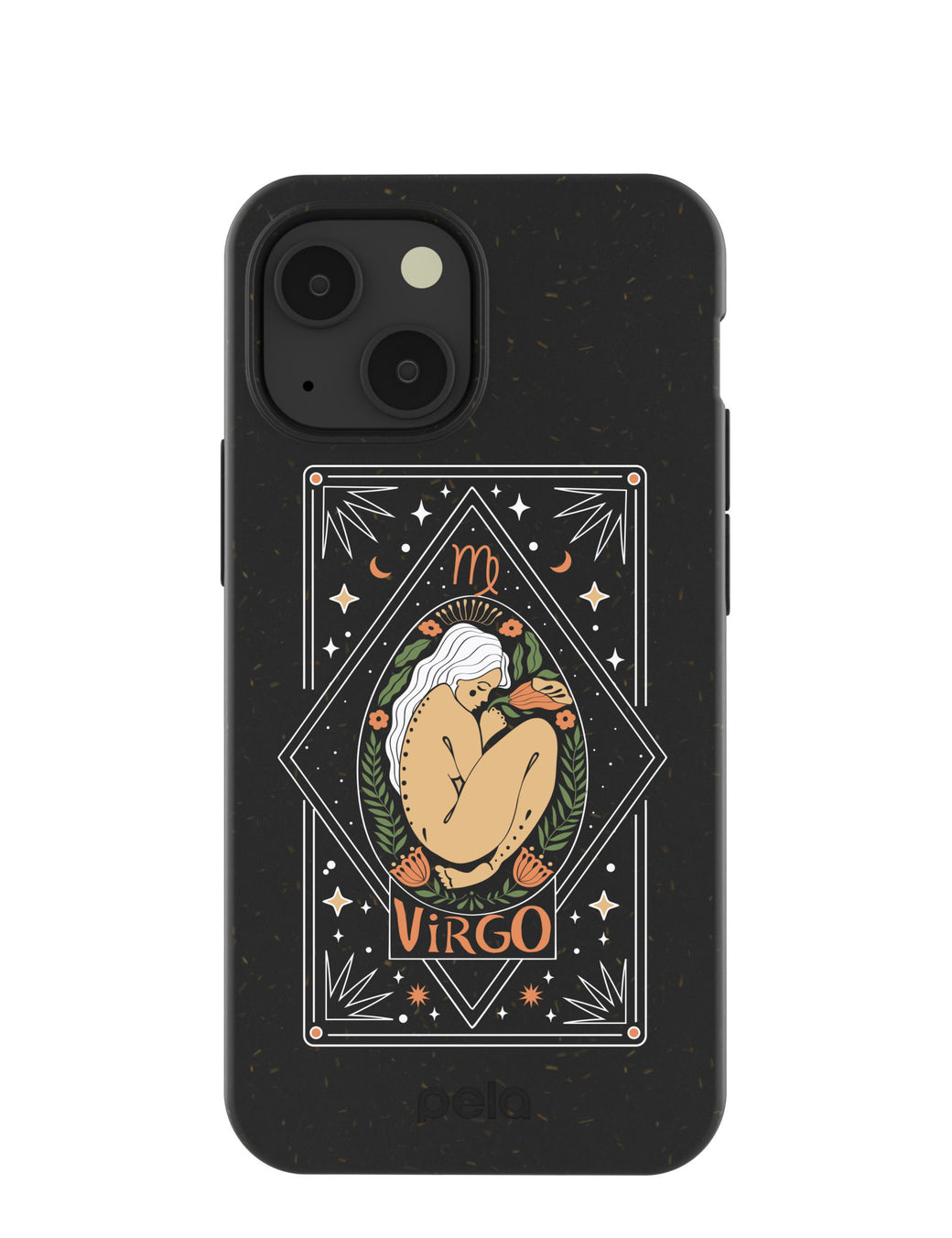 Black Virgo iPhone 13 Mini Case