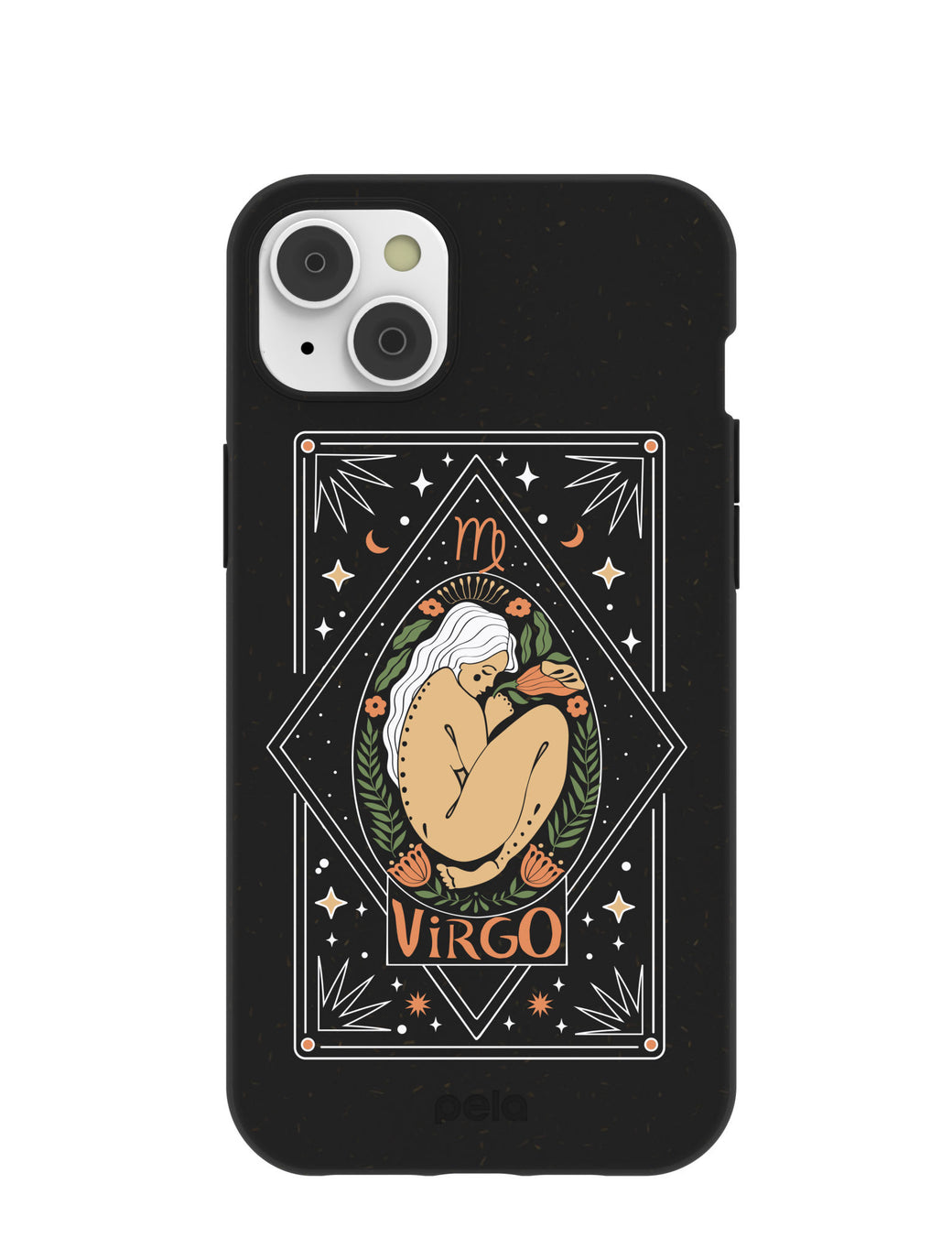 Black Virgo iPhone 14 Plus Case with MagSafe Module