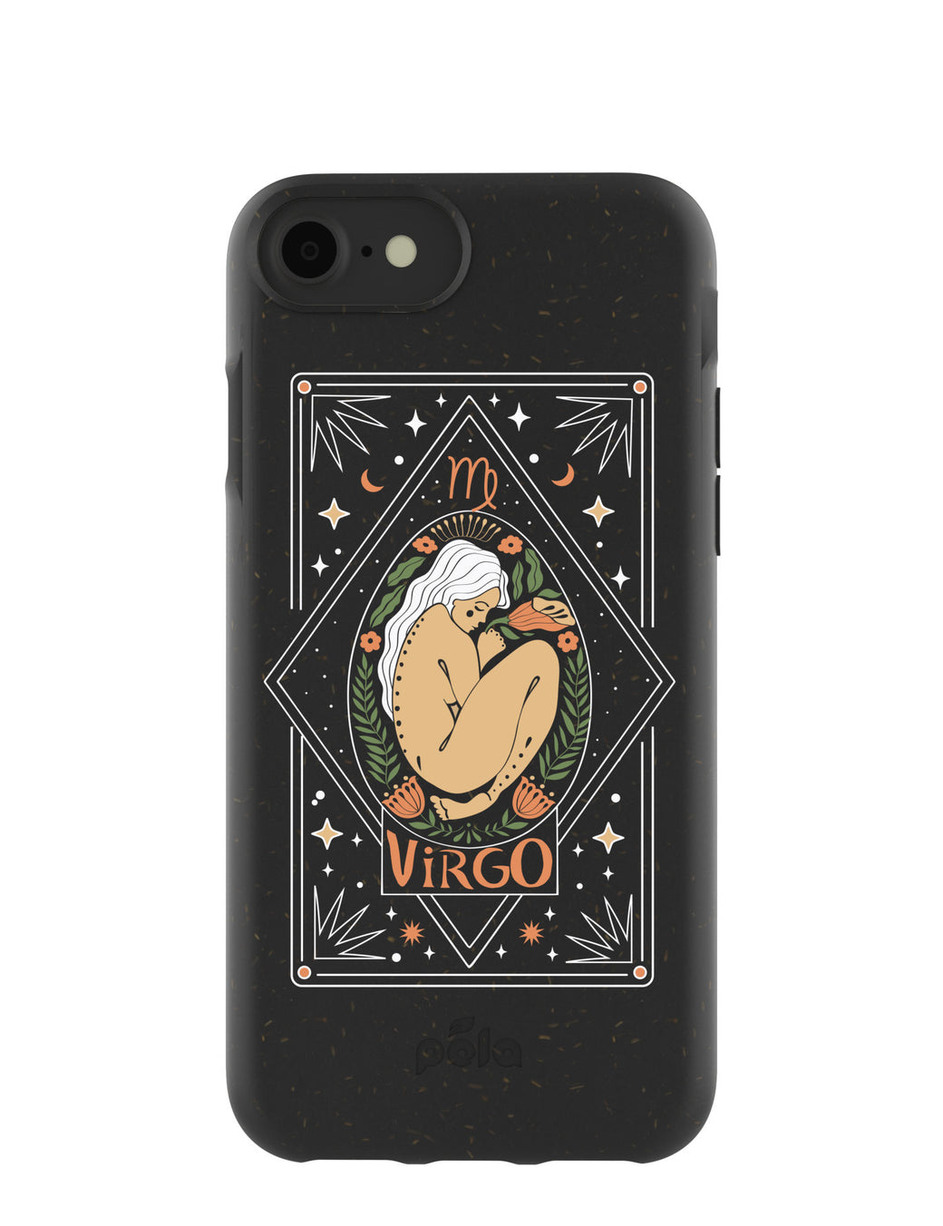 Black Virgo iPhone 6/6s/7/8/SE Case