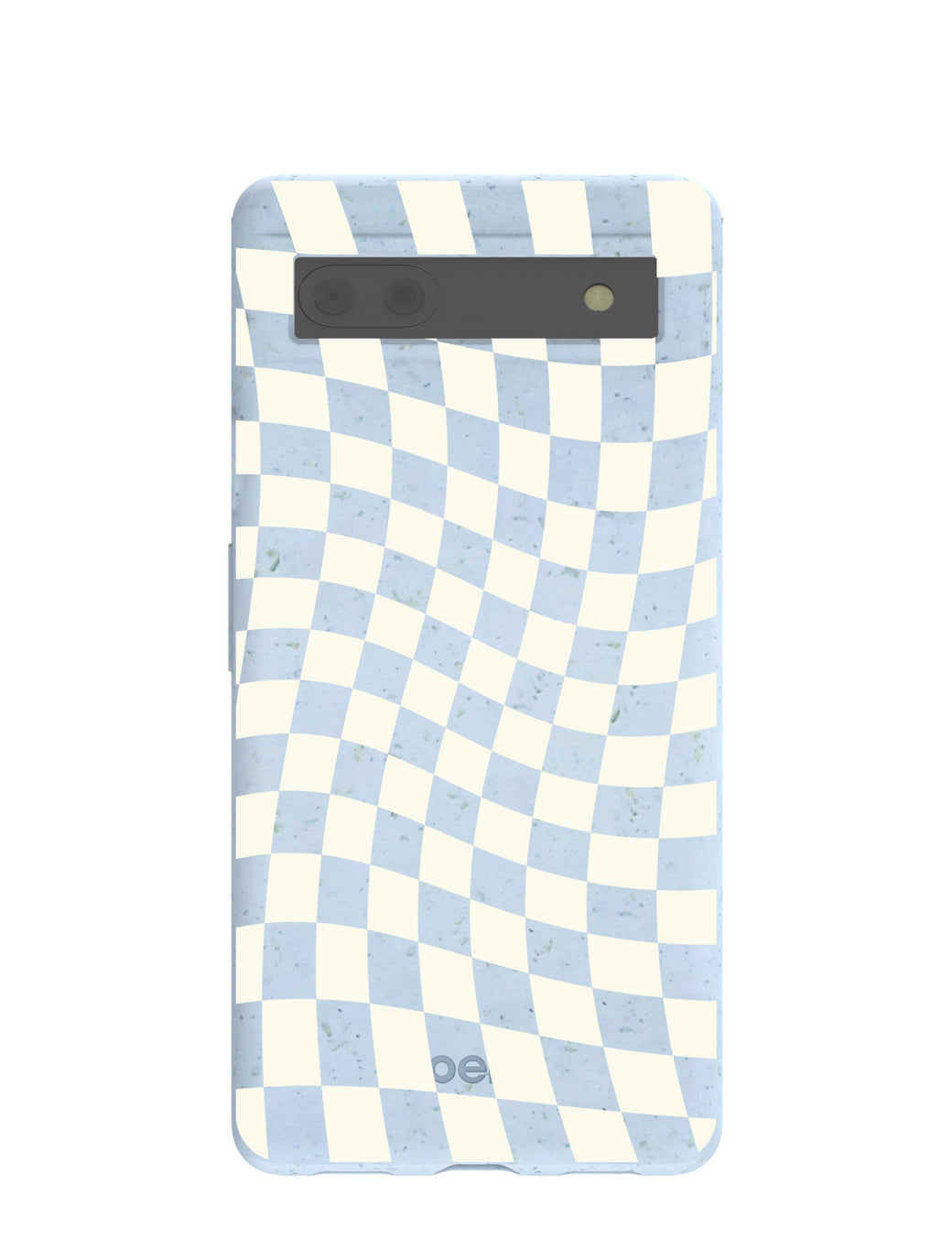 Powder Blue Warped Checkers Google Pixel 6a Case
