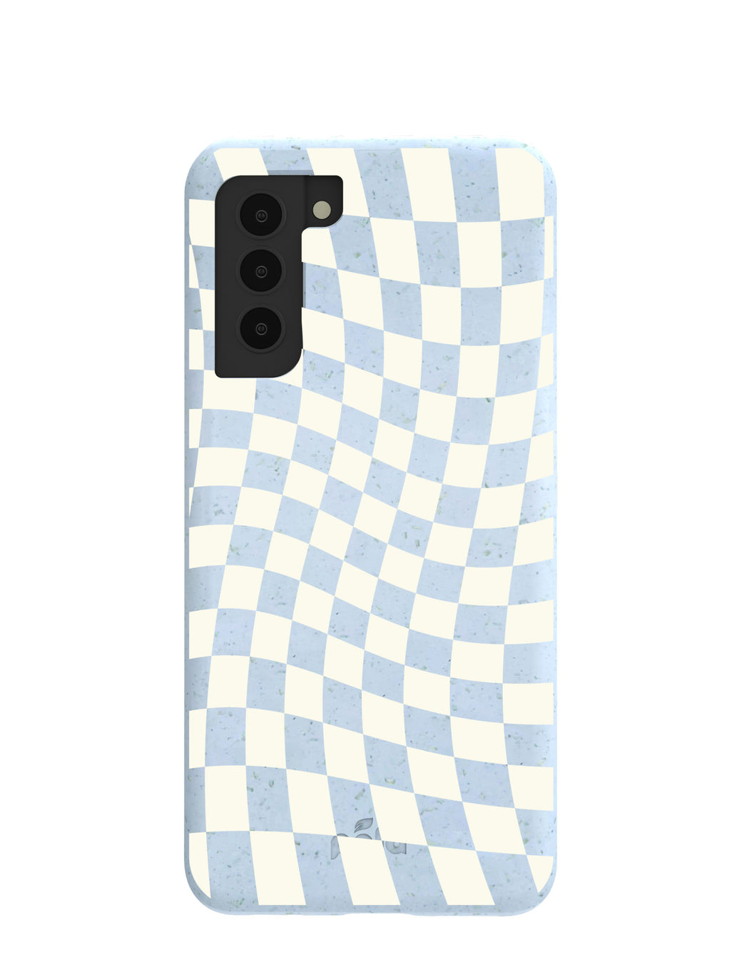 Powder Blue Warped Checkers Samsung Galaxy S21 Case