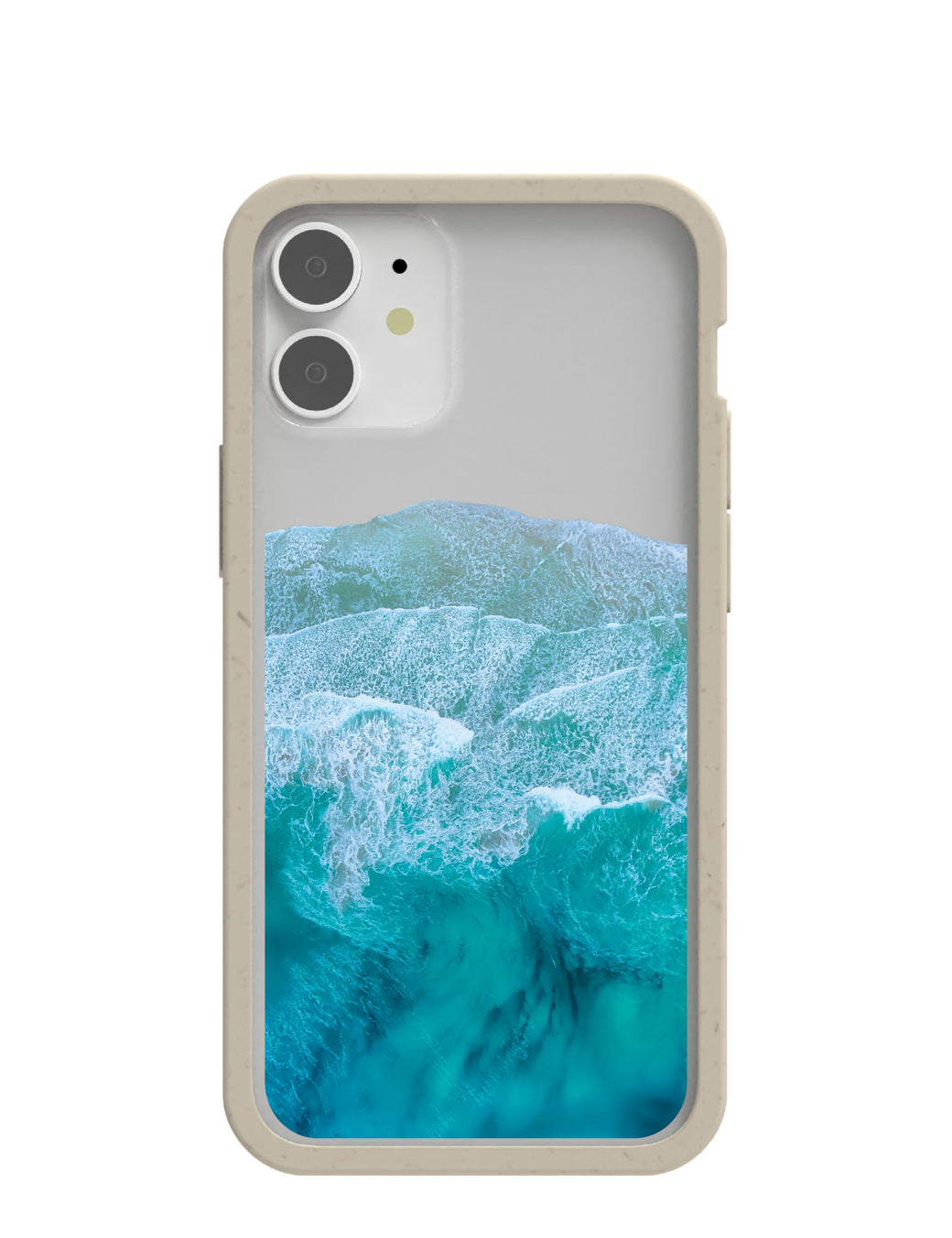Clear Waves iPhone 12 Mini Case With London Fog Ridge