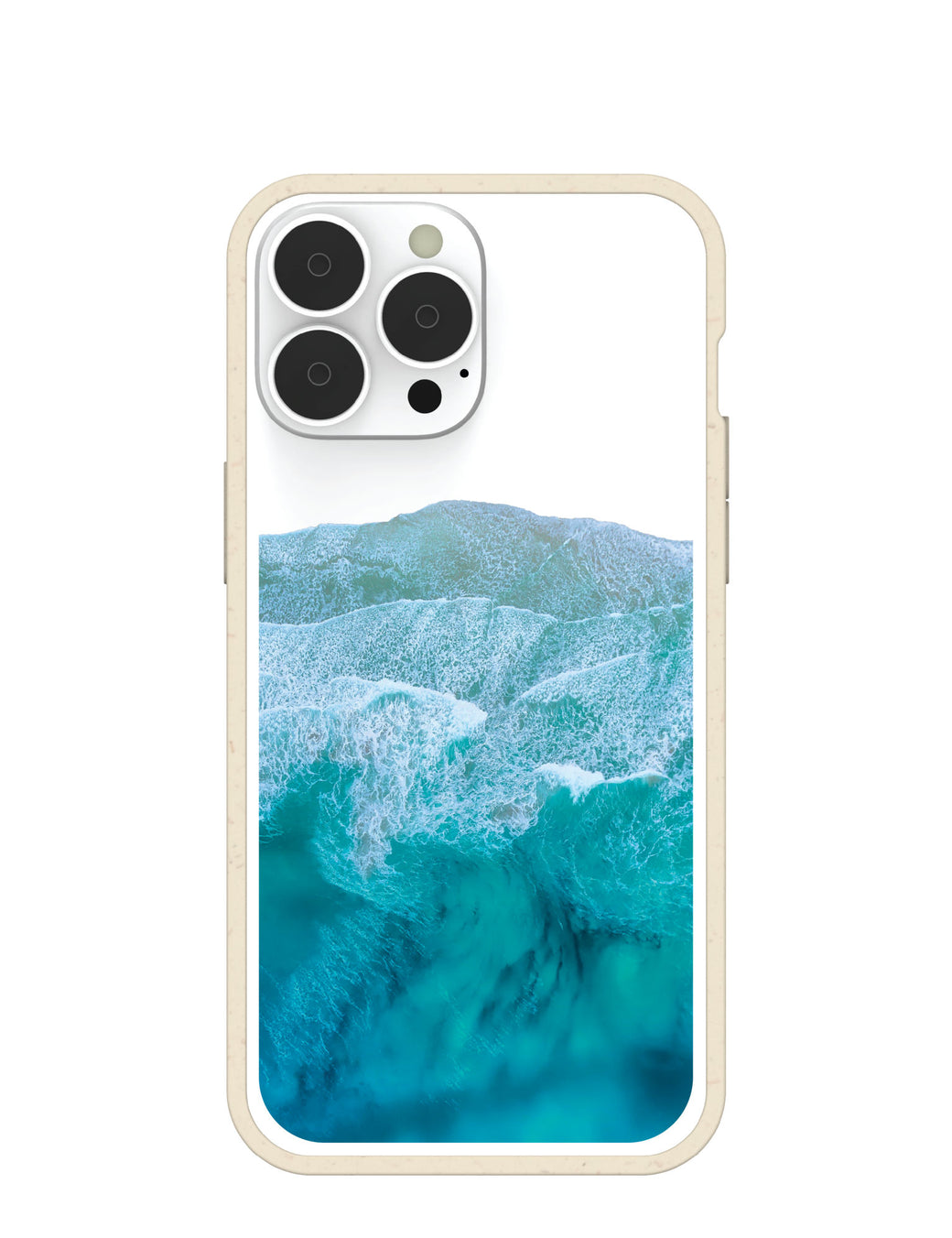 Clear Waves iPhone 13 Pro Max Case With London Fog Ridge