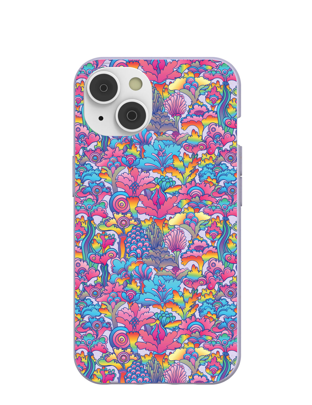 Lavender Wonderland iPhone 14 Case with MagSafe Module