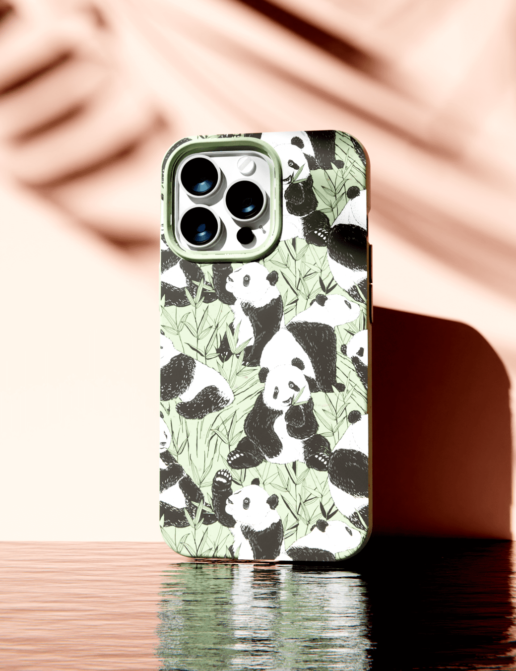 Sage Green Pandamonium Google Pixel 6a Case