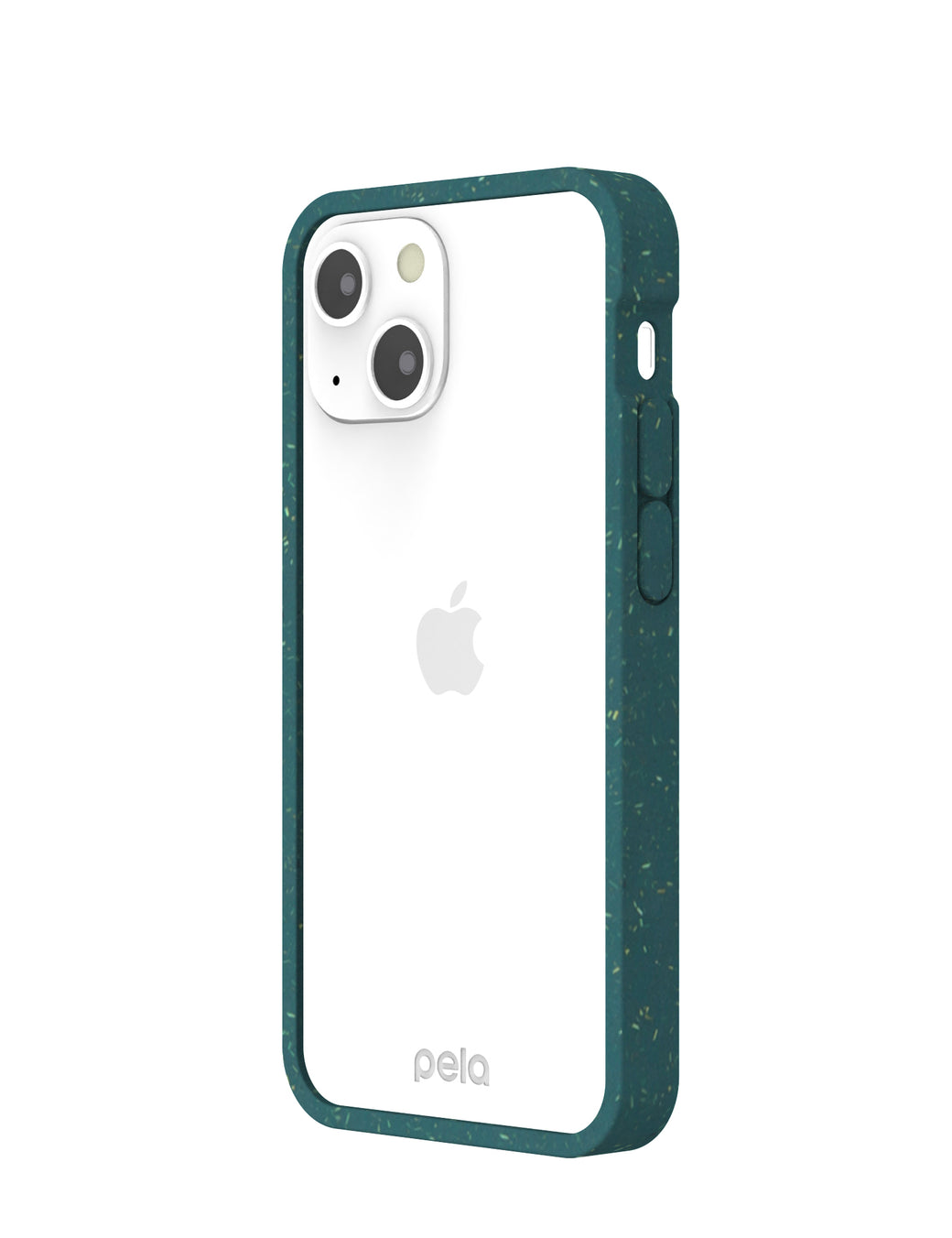 Clear iPhone 13 Mini Case with Green Ridge